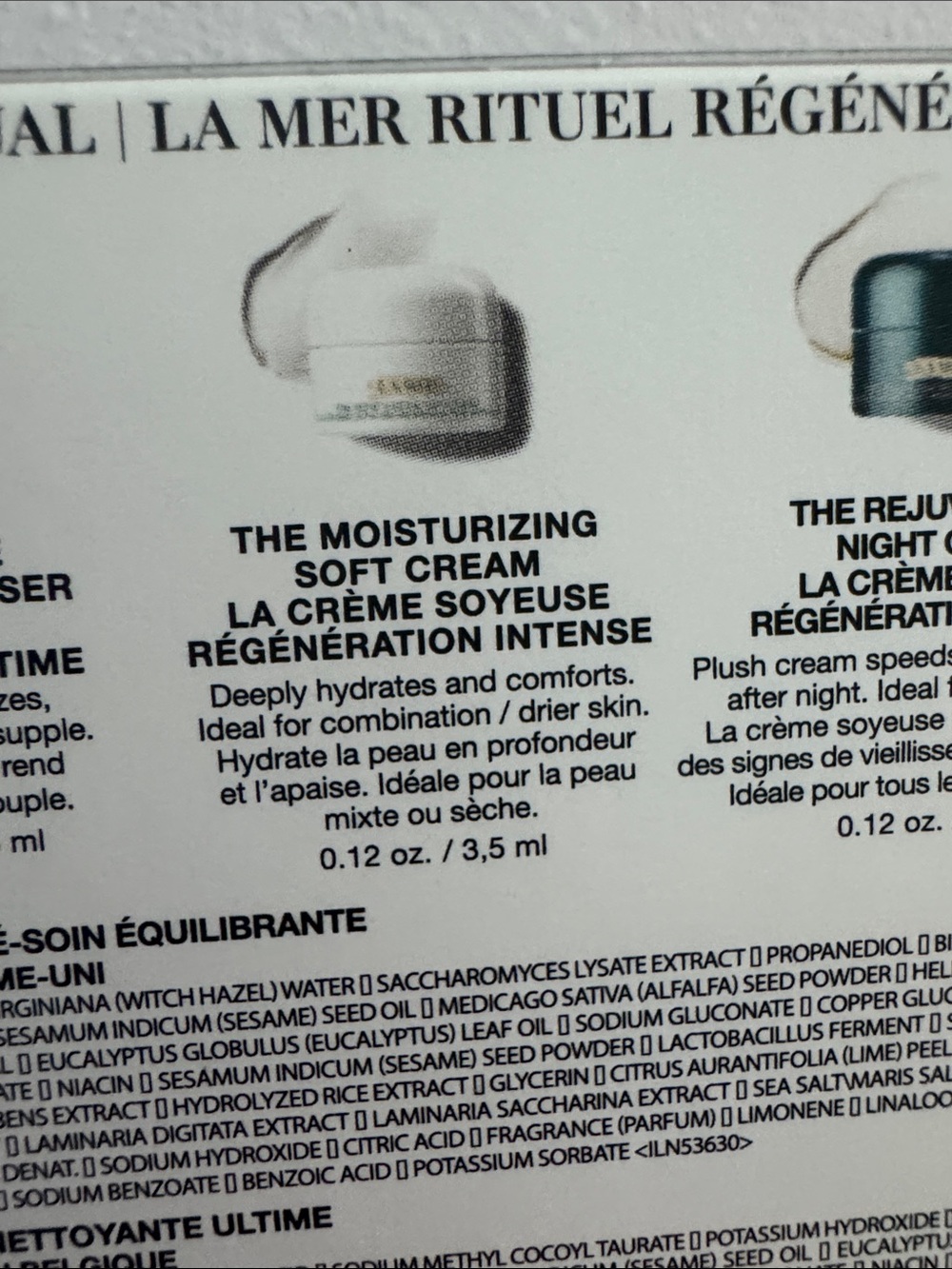 La Mer Rwjuvenating Ritual Mini Skincare 4 Piece Set - New - Picture 9 of 10